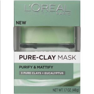 L’Oréal Pure Clay Mask Purify & Mattify New + Eucalyptus